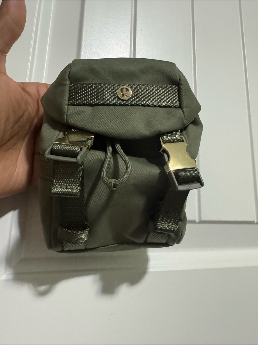 lululemon athletica wanderlust nano backpack bay leaf NWOT